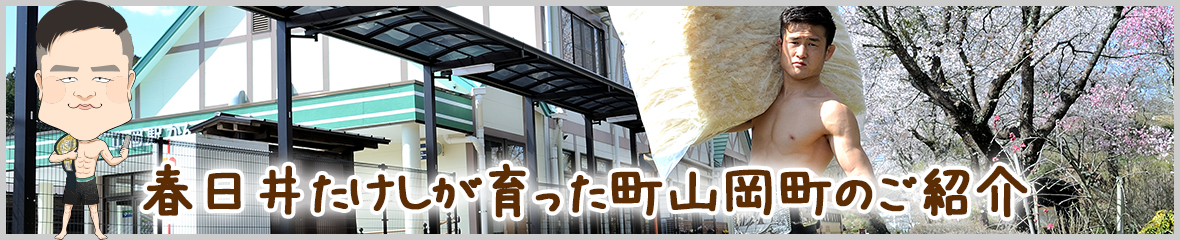 春日井　たけし 地元山岡町